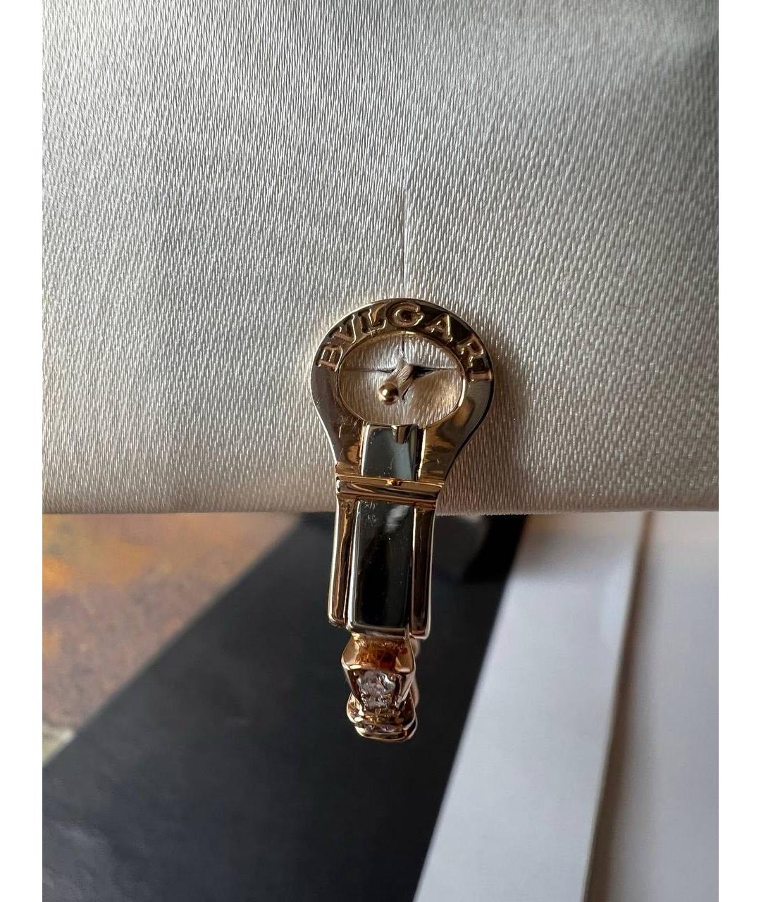 BVLGARI Золотые серьги из розового золота, фото 5