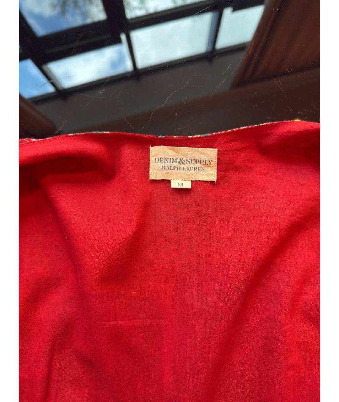 POLO RALPH LAUREN Красное повседневное платье, фото 5