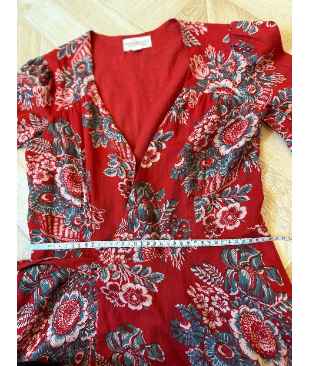 POLO RALPH LAUREN Красное повседневное платье, фото 9