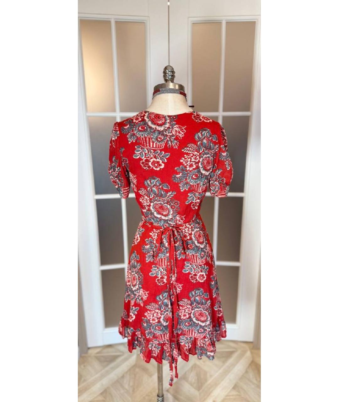 POLO RALPH LAUREN Красное повседневное платье, фото 2