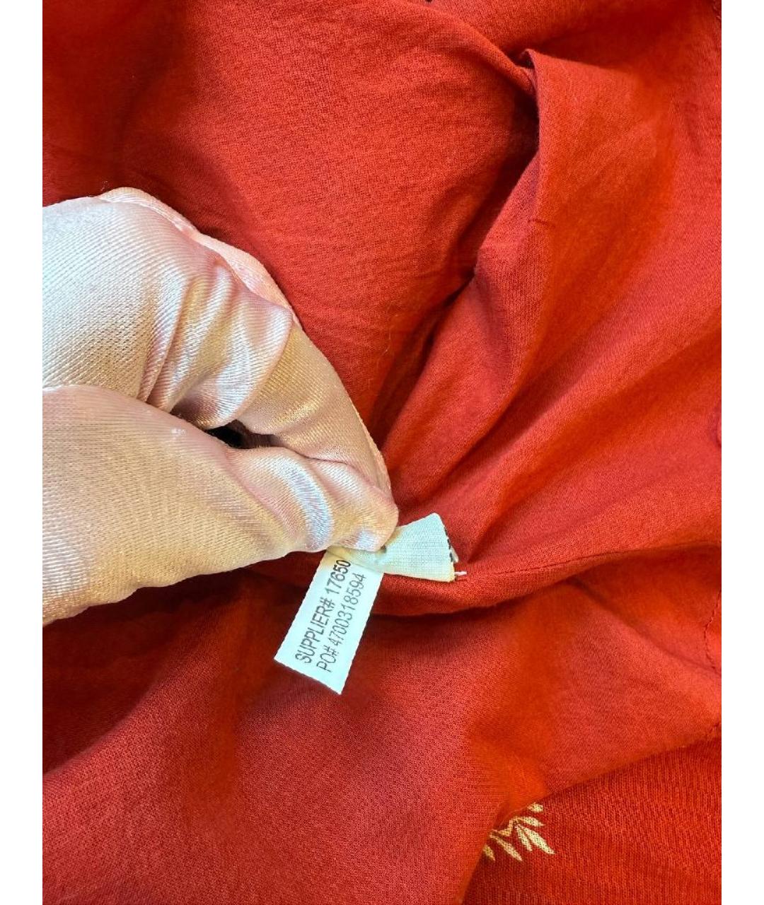 POLO RALPH LAUREN Красное повседневное платье, фото 6