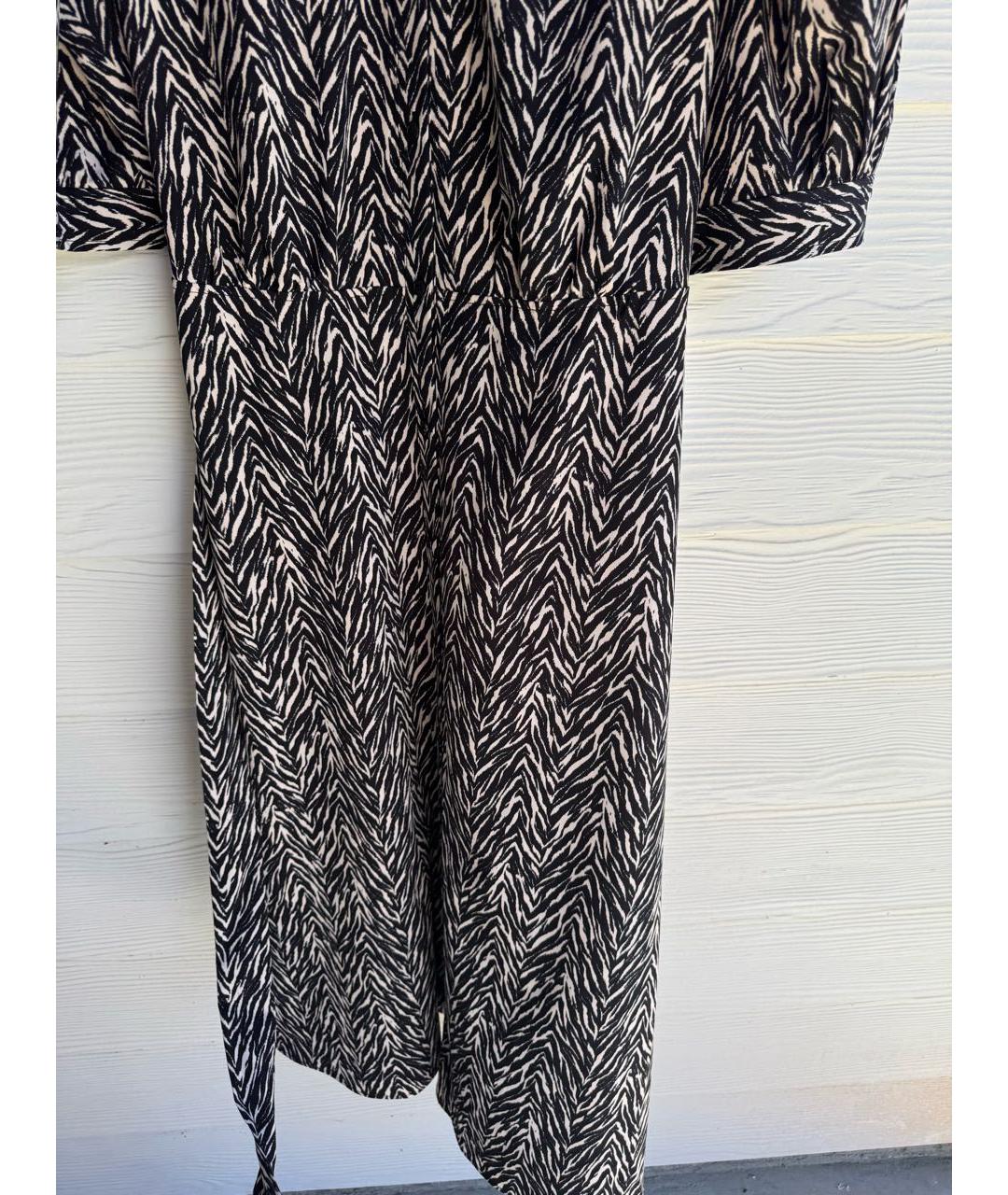 DKNY Черное полиэстеровое повседневное платье, фото 3