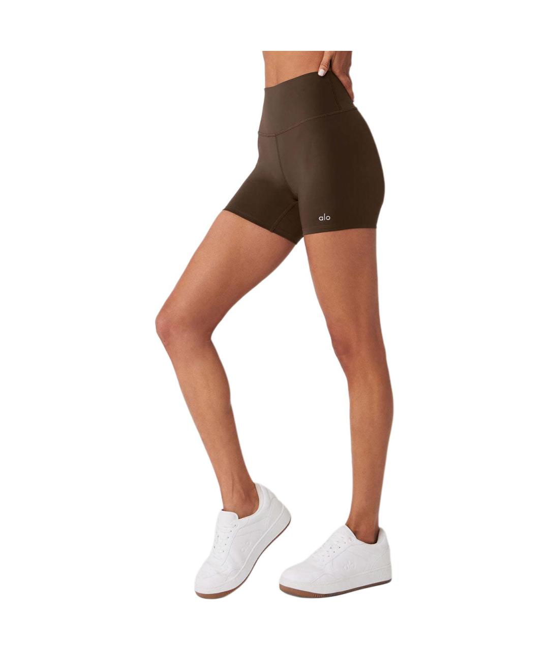 ALO YOGA Коричневые спортивные брюки и шорты, фото 3