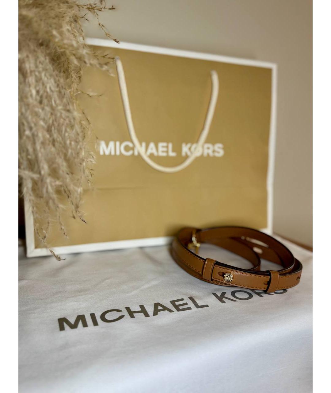 MICHAEL KORS Бежевая сумка с короткими ручками, фото 7