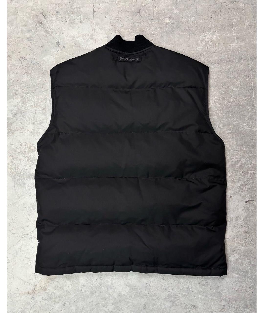SAINT LAURENT Черный жилет, фото 2