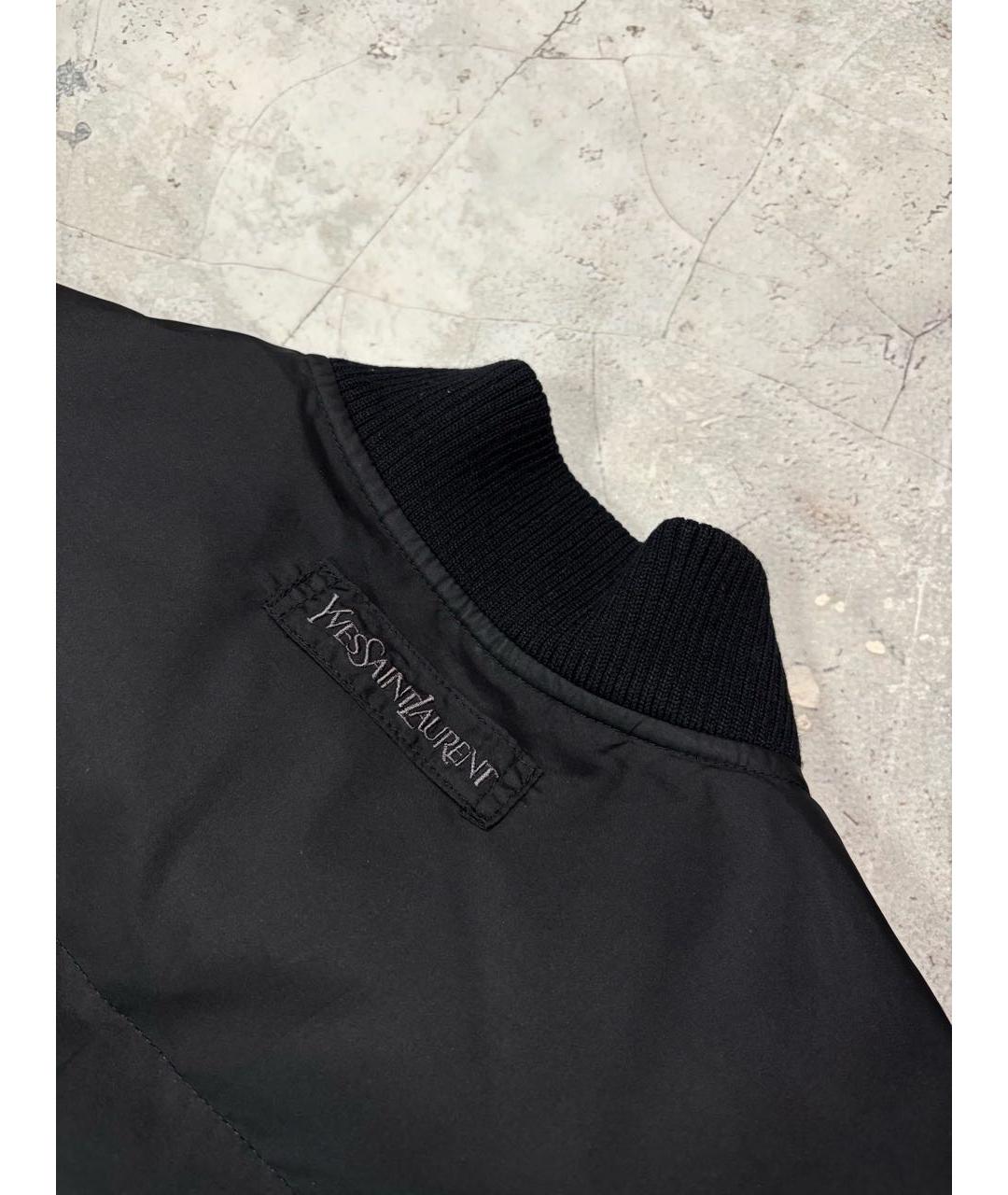 SAINT LAURENT Черный жилет, фото 7