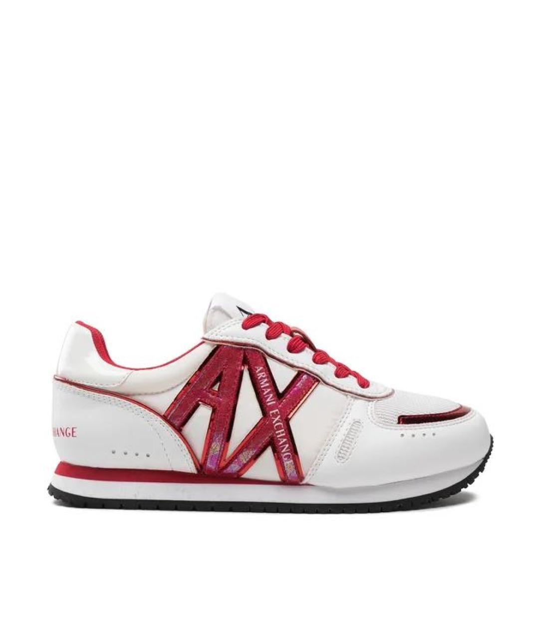 ARMANI EXCHANGE Белые кеды из искусственной кожи, фото 1