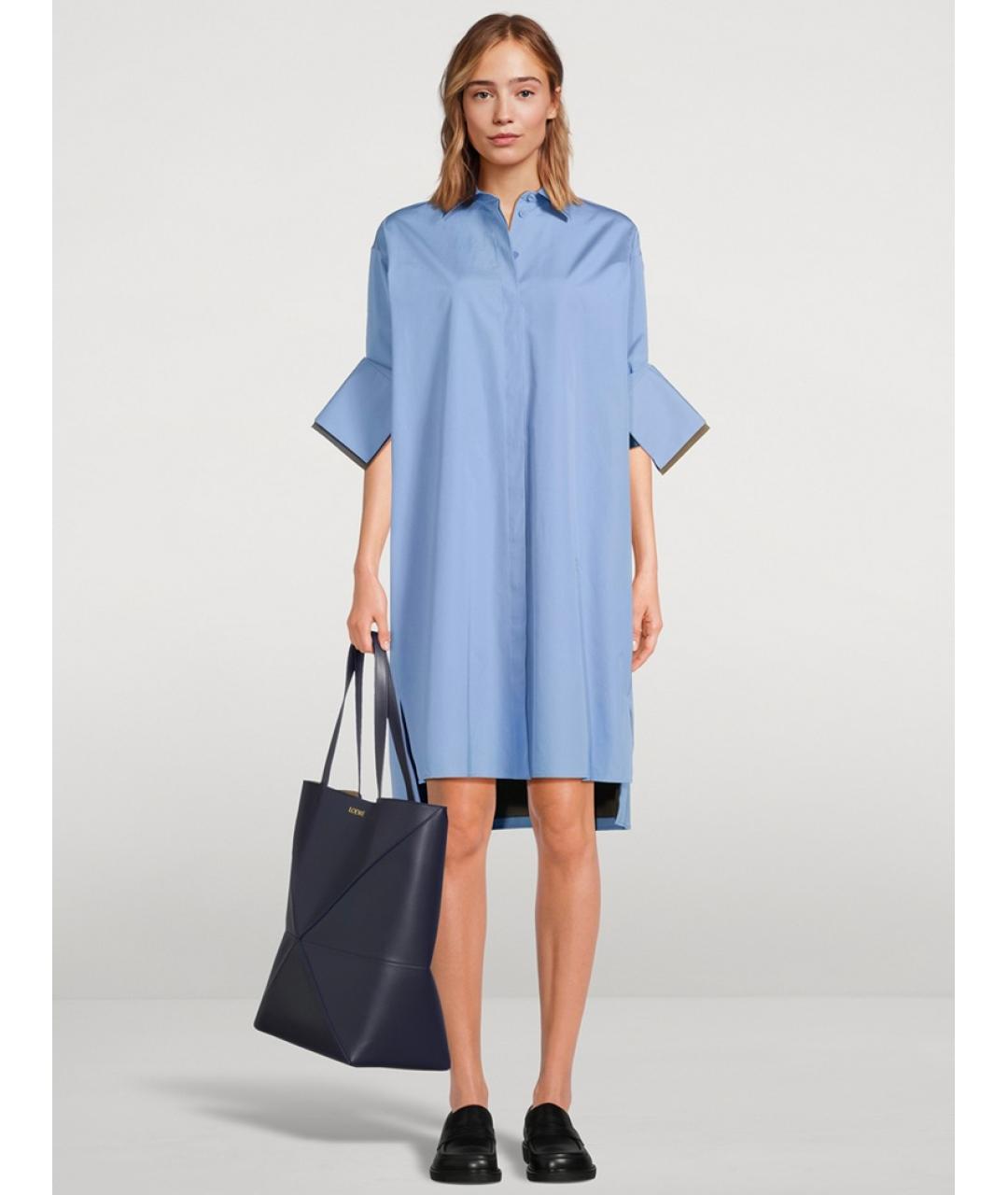 LOEWE Голубое повседневное платье, фото 2