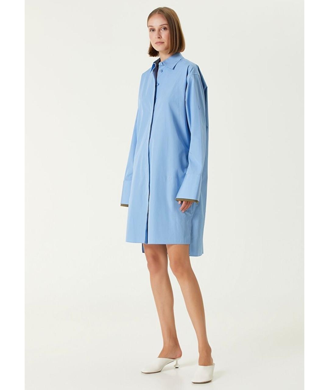 LOEWE Голубое повседневное платье, фото 6