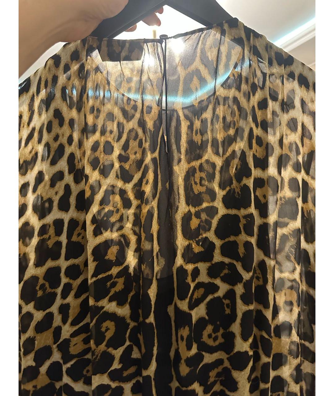 SAINT LAURENT Черное шелковое повседневное платье, фото 5
