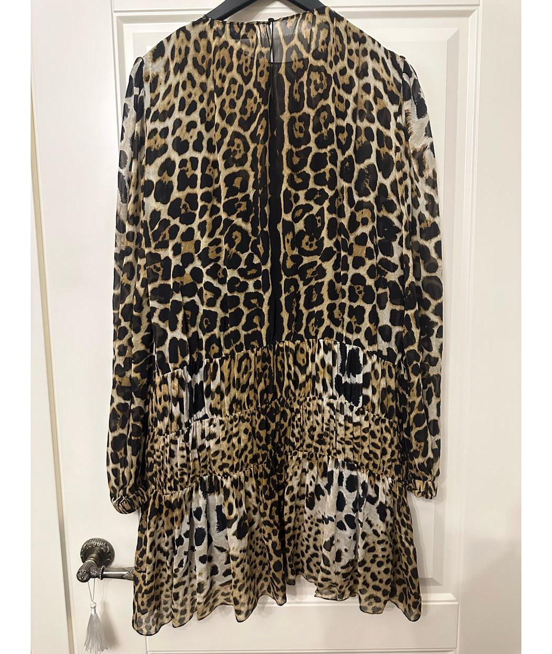 SAINT LAURENT Черное шелковое повседневное платье, фото 2