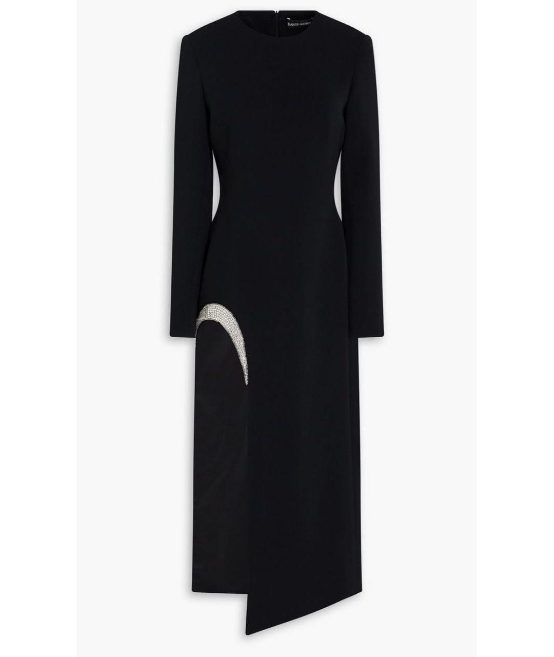 DAVID KOMA Черное коктейльное платье, фото 6