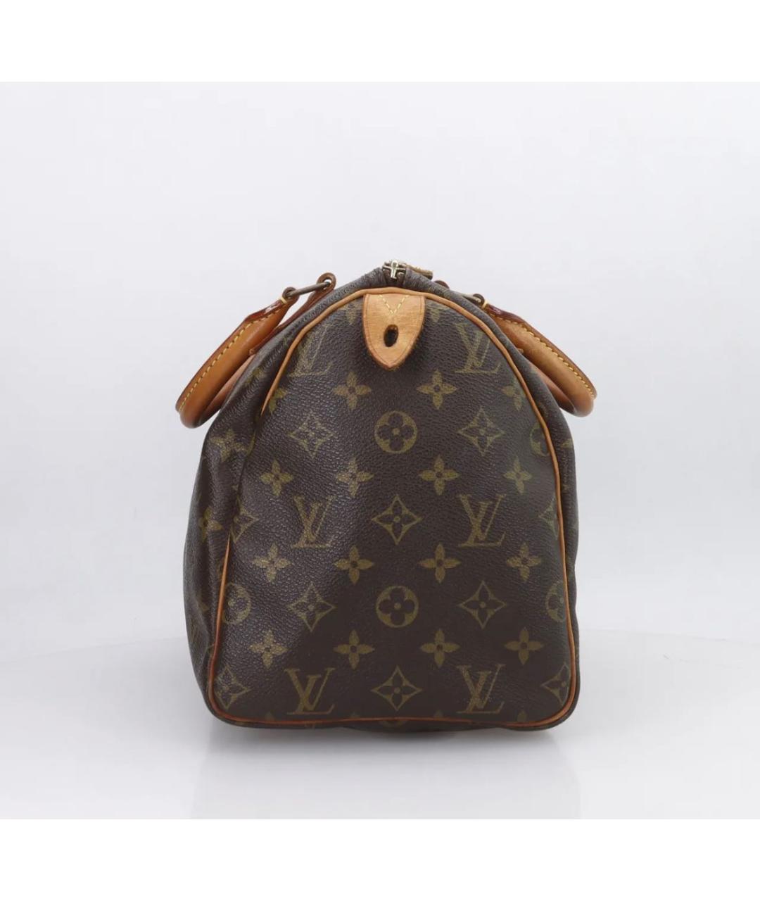 LOUIS VUITTON Коричневая сумка с короткими ручками, фото 4