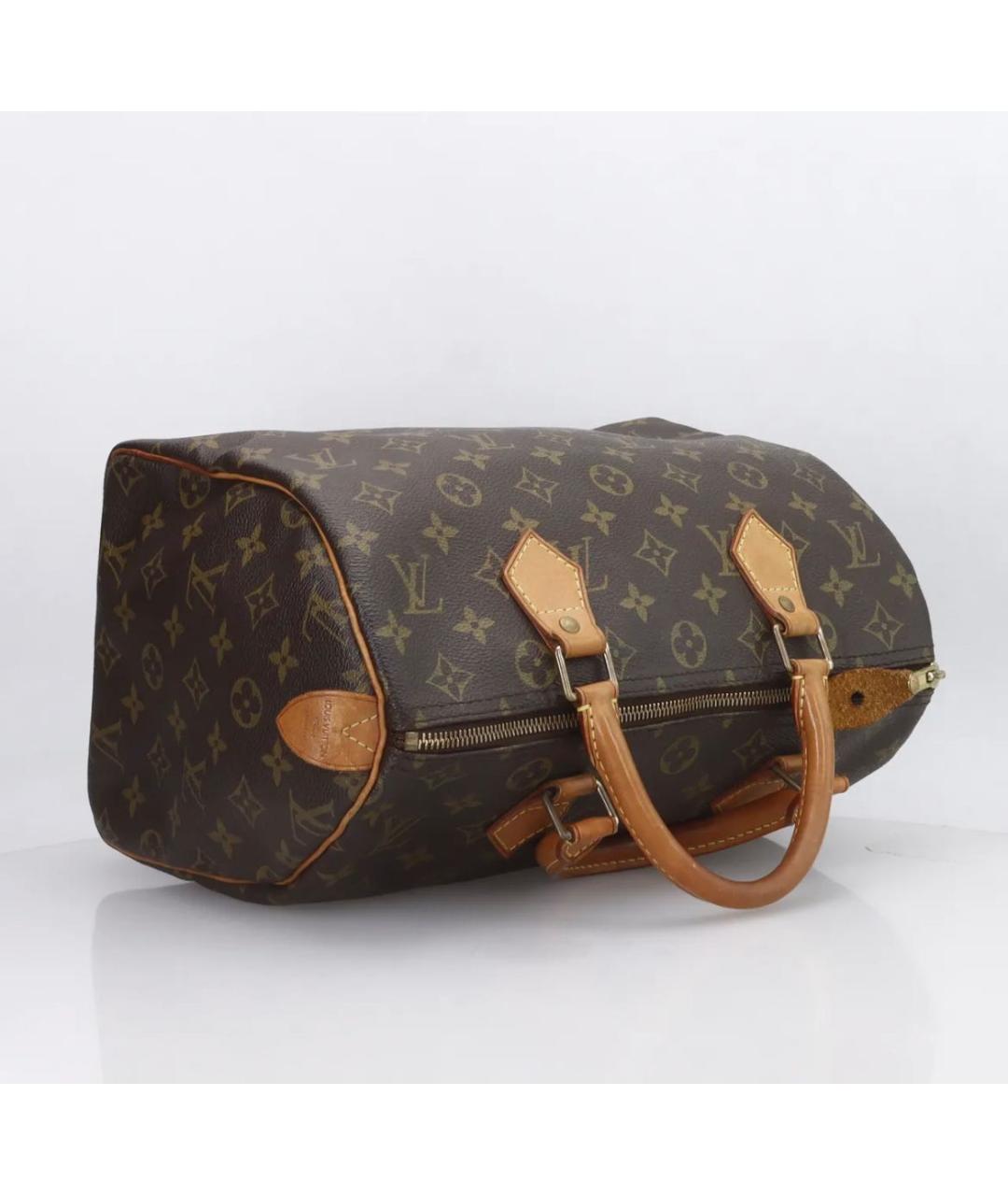 LOUIS VUITTON Коричневая сумка с короткими ручками, фото 6