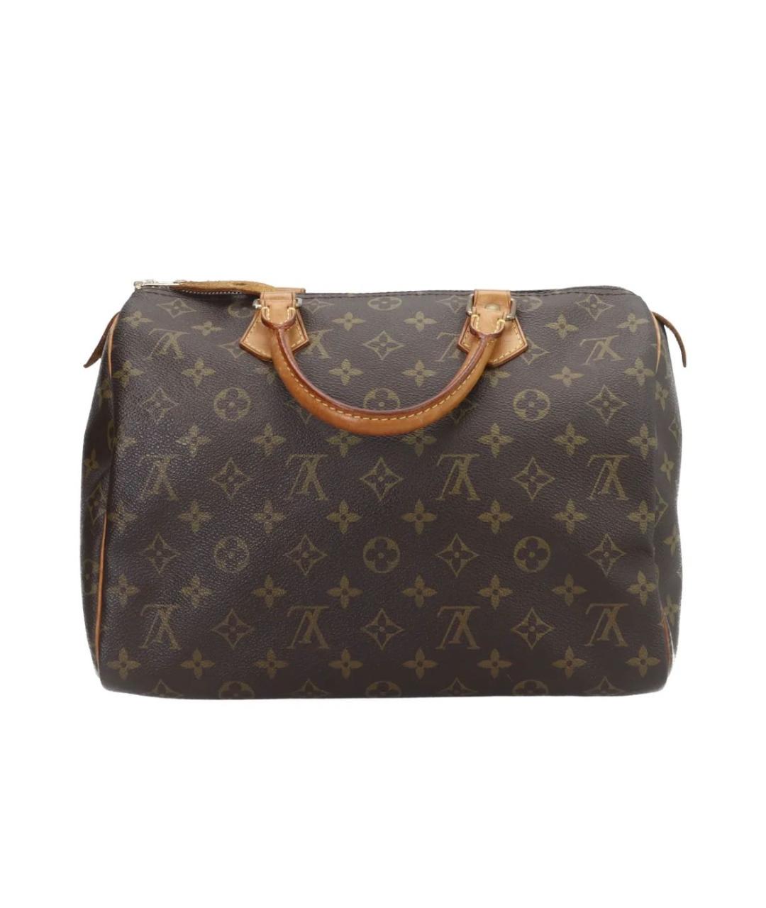 LOUIS VUITTON Коричневая сумка с короткими ручками, фото 1