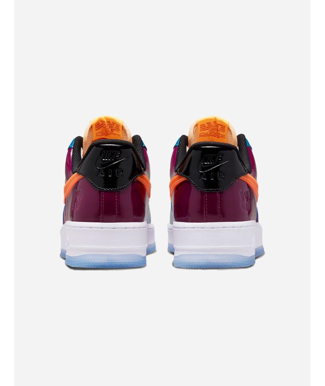 NIKE Мульти низкие кроссовки / кеды из лакированной кожи, фото 3