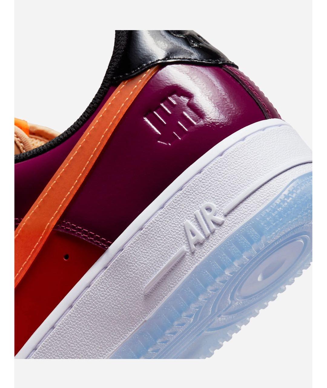NIKE Мульти низкие кроссовки / кеды из лакированной кожи, фото 4