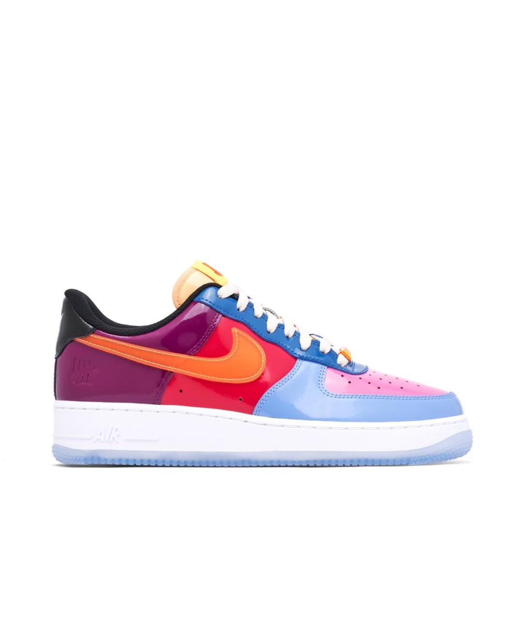 NIKE Мульти низкие кроссовки / кеды из лакированной кожи, фото 1