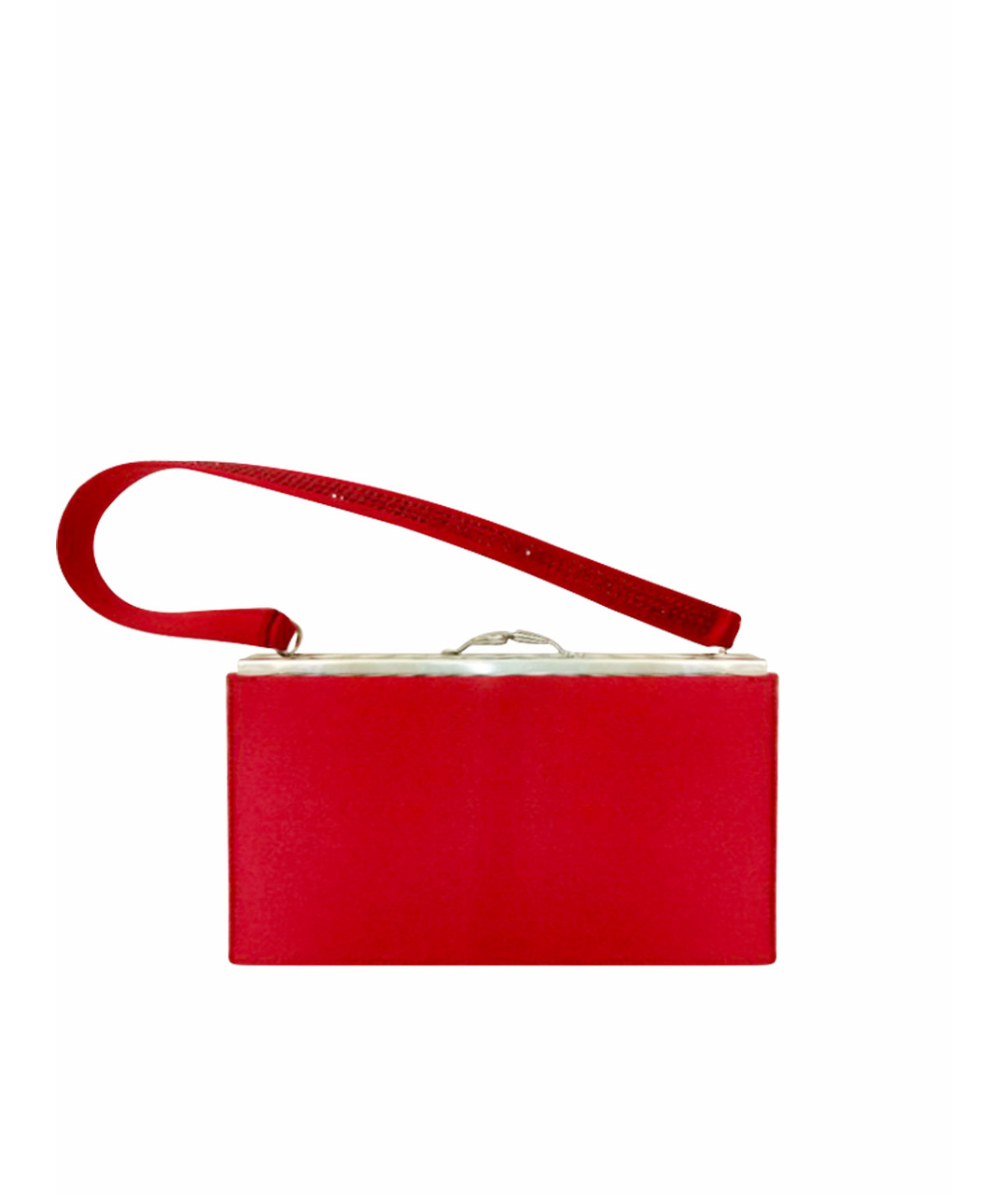 GIUSEPPE ZANOTTI DESIGN Красная шелковая сумка тоут, фото 1