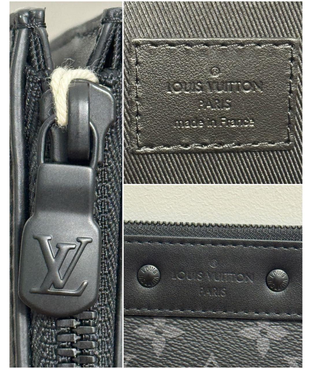 LOUIS VUITTON Черная папка для документов, фото 5