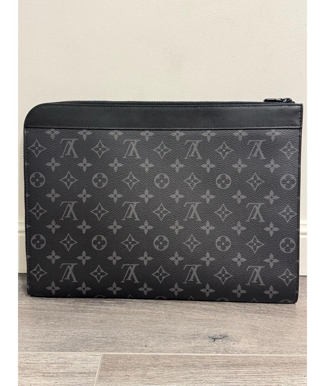 LOUIS VUITTON Черная папка для документов, фото 2