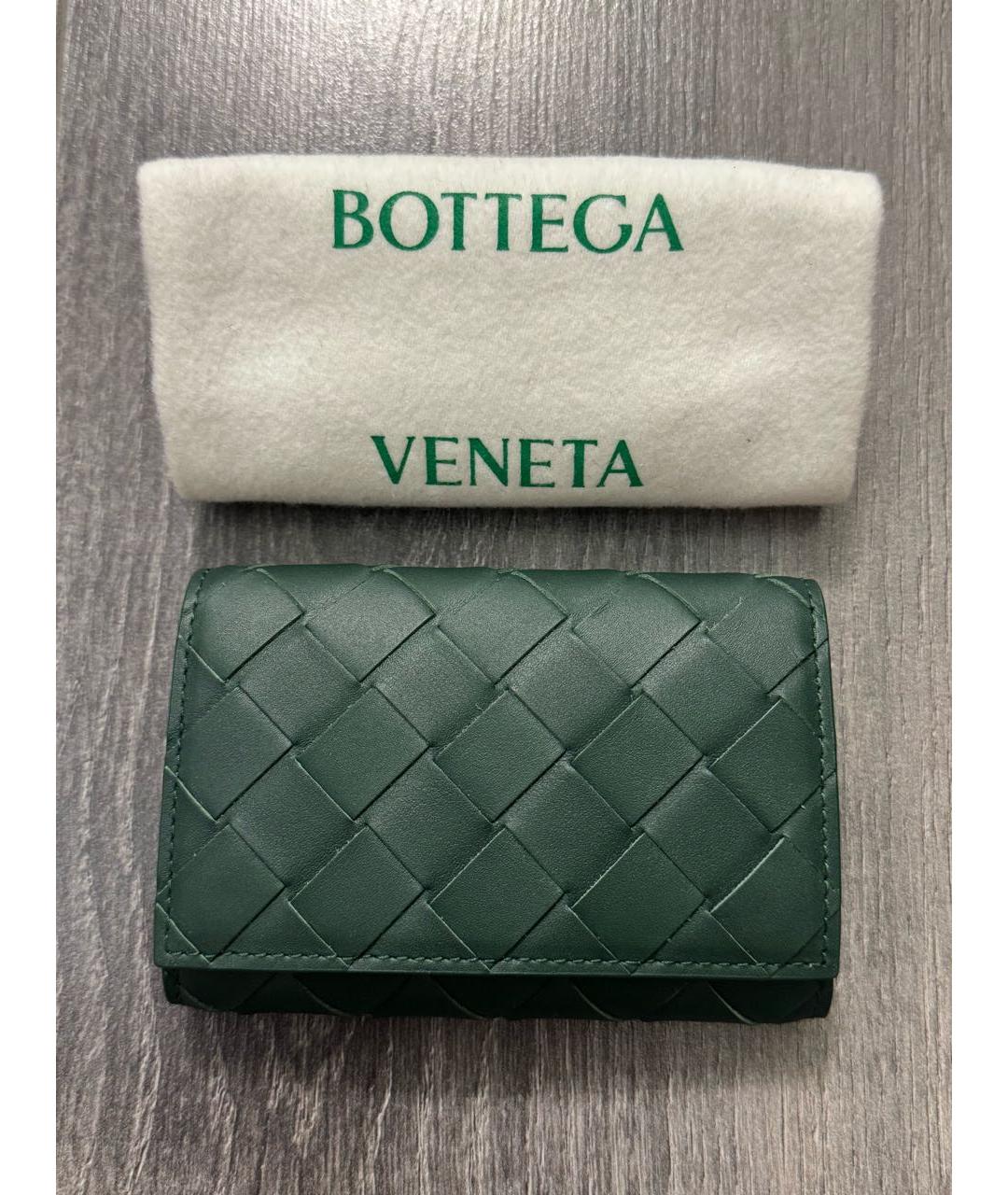 BOTTEGA VENETA Зеленая ключница, фото 7