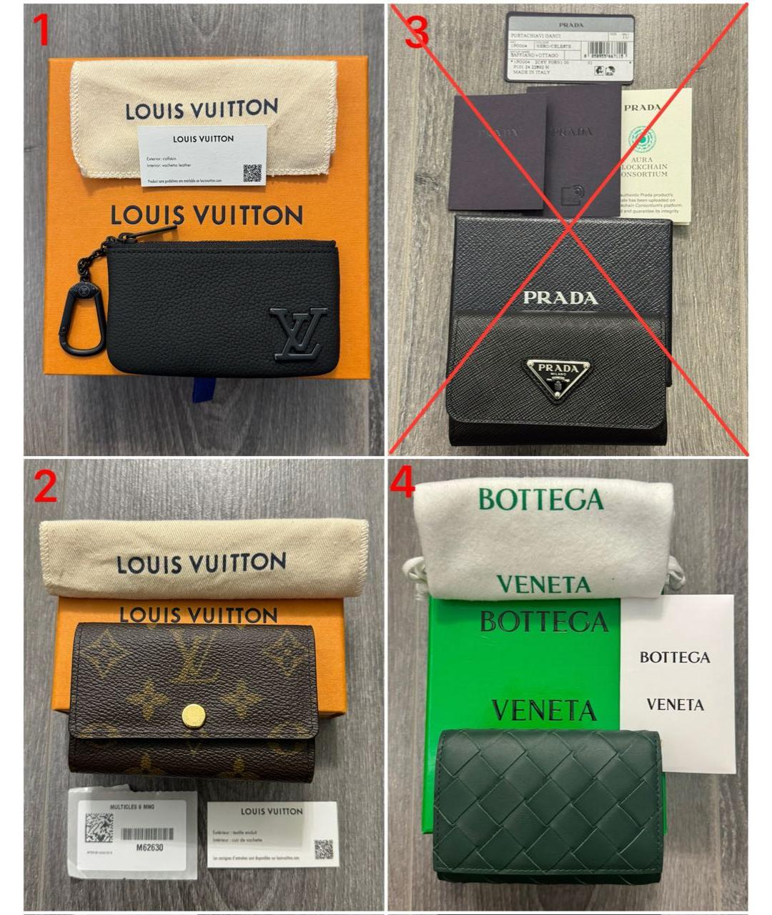 BOTTEGA VENETA Зеленая ключница, фото 8