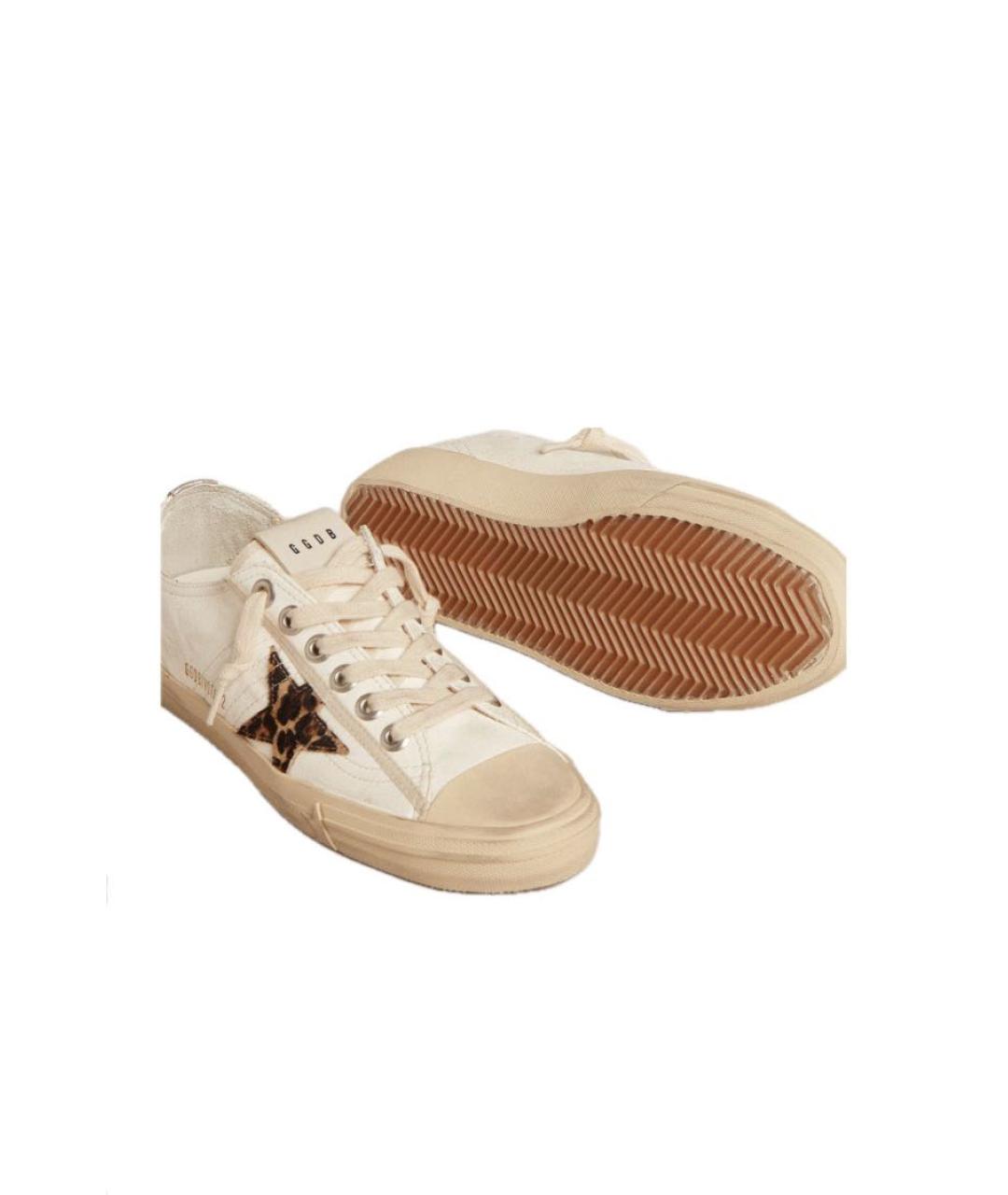 GOLDEN GOOSE DELUXE BRAND Белые кожаные кеды, фото 2