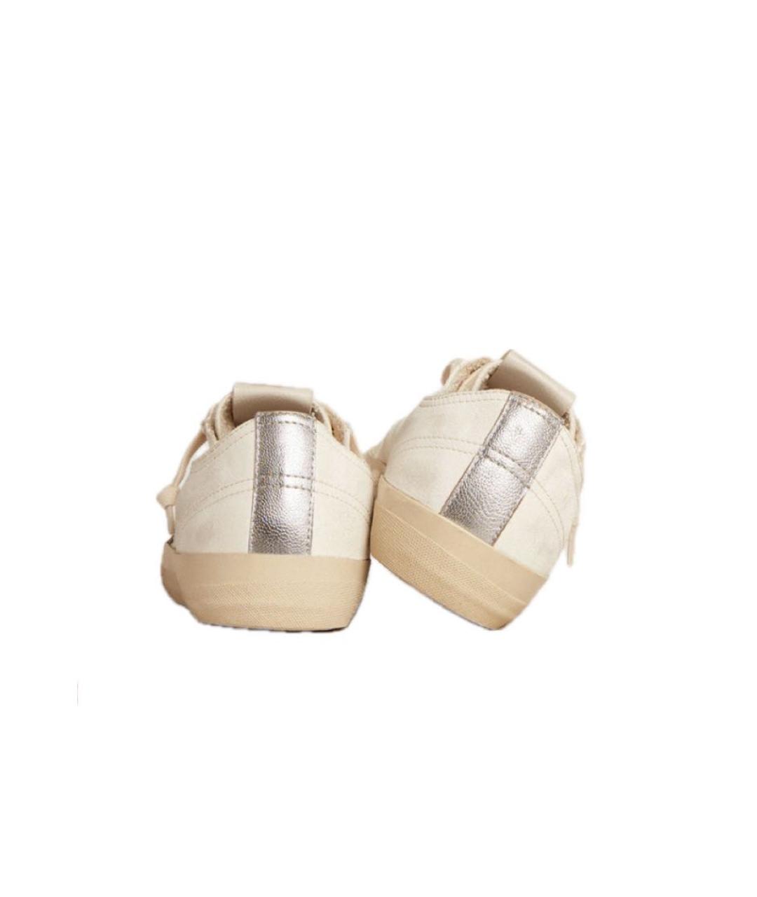 GOLDEN GOOSE DELUXE BRAND Белые кожаные кеды, фото 3