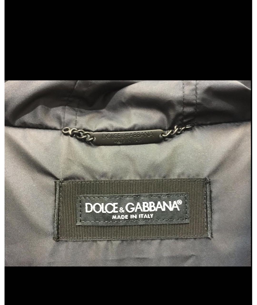 DOLCE&GABBANA Черный жилет, фото 3