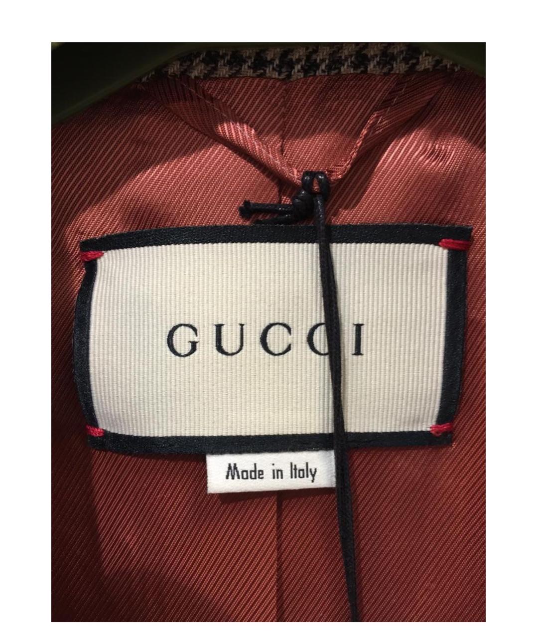 GUCCI Мульти шерстяной жакет/пиджак, фото 4