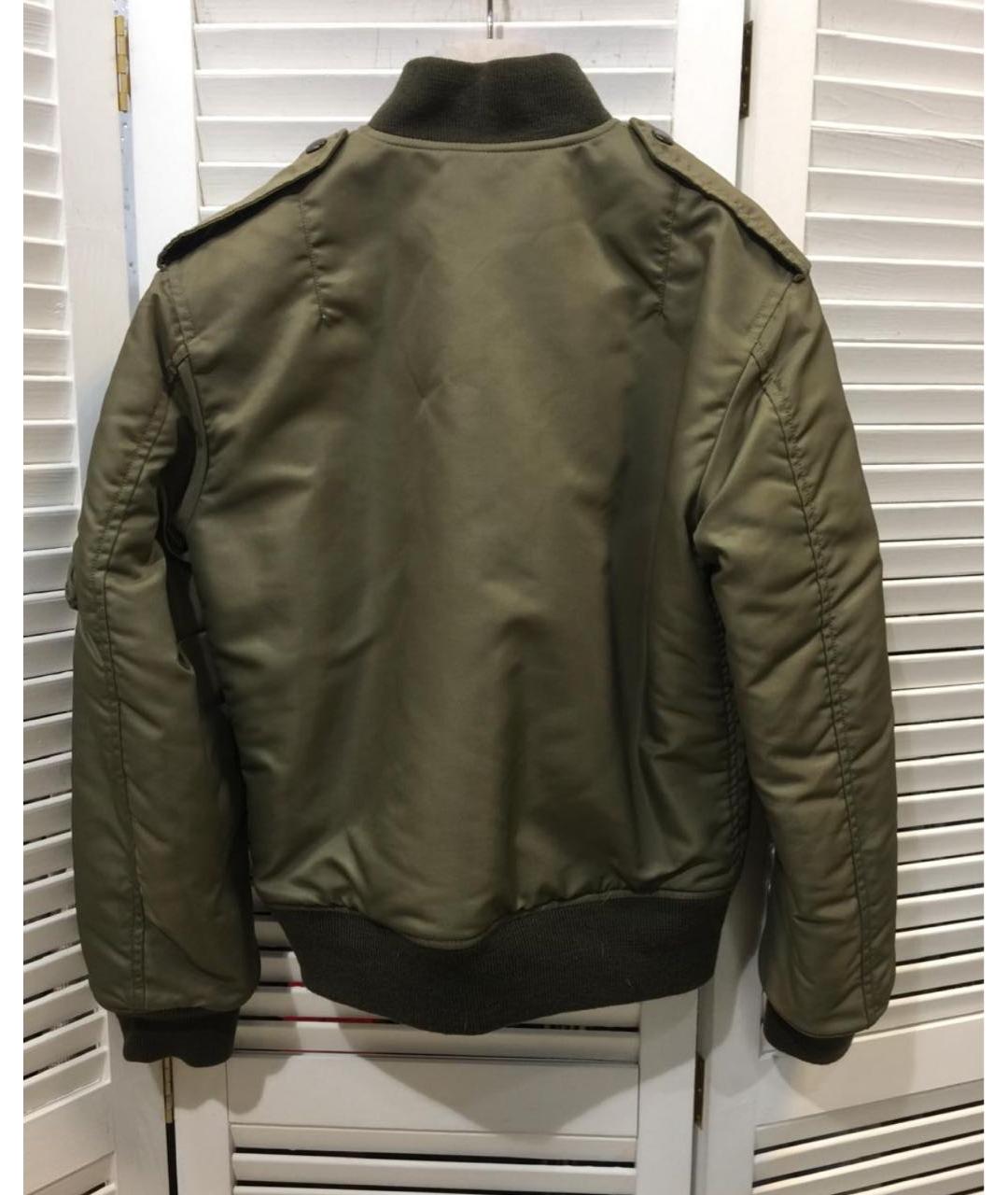 SAINT LAURENT Хаки куртка, фото 2