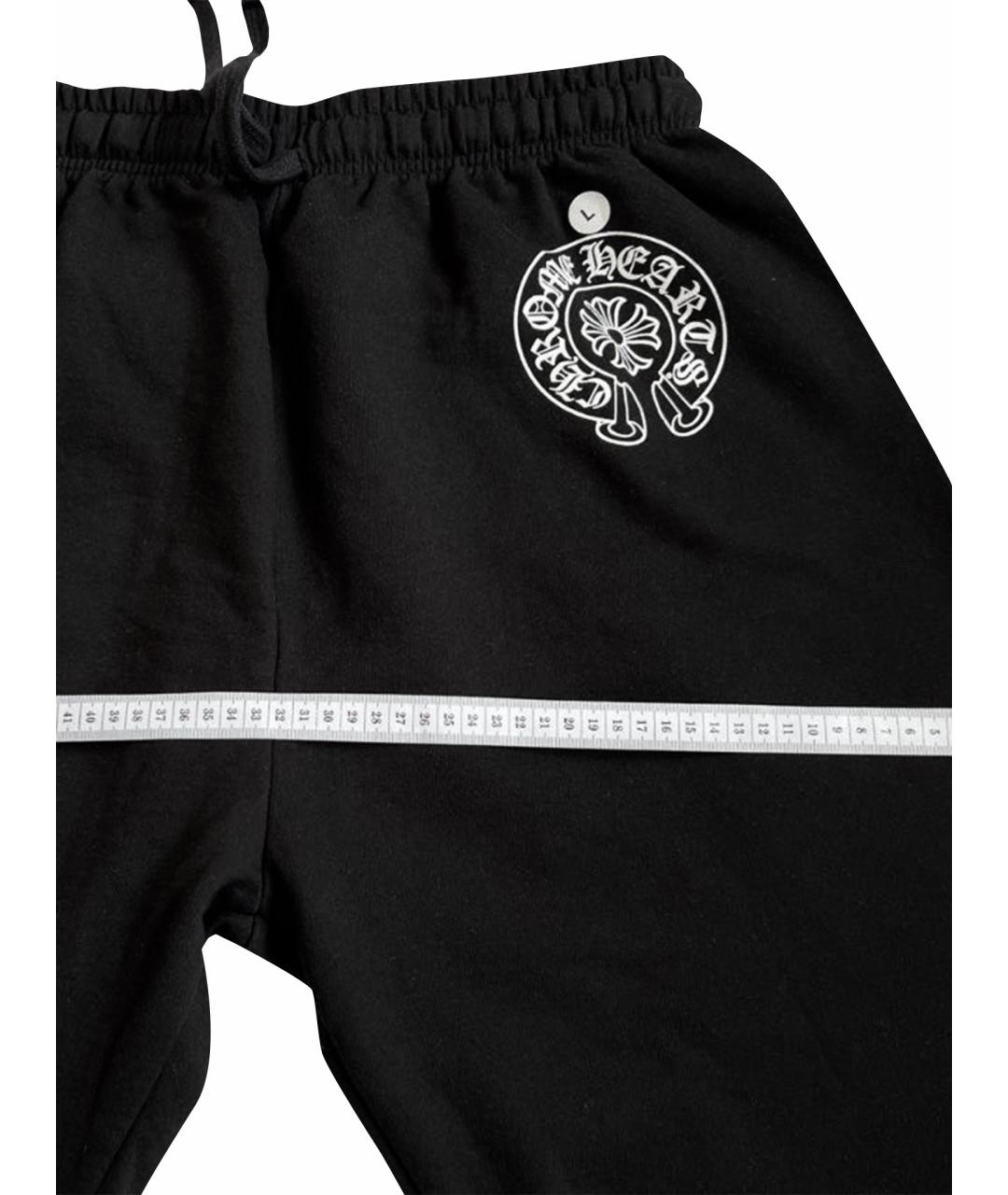 CHROME HEARTS Черные повседневные брюки, фото 8