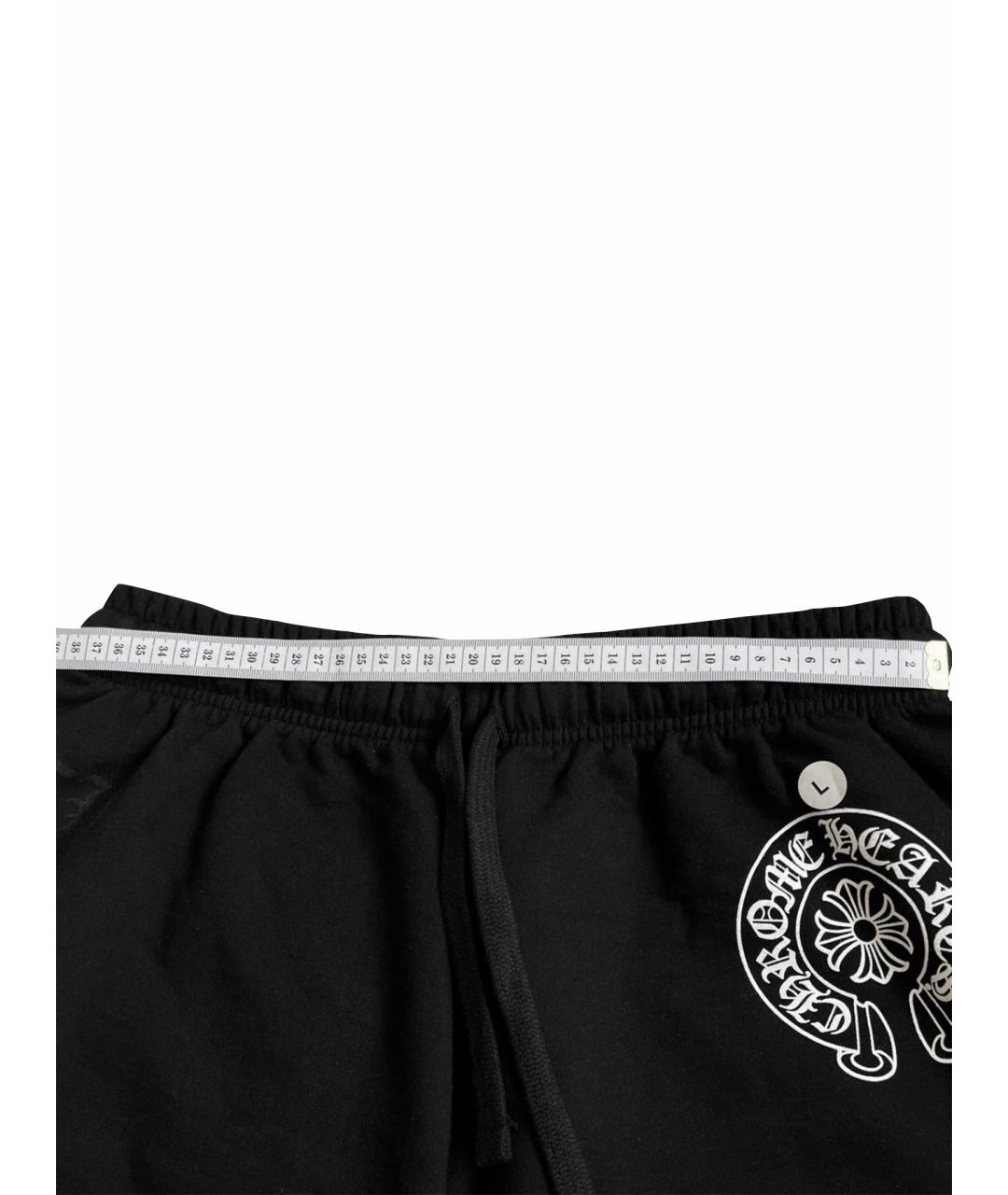 CHROME HEARTS Черные повседневные брюки, фото 7