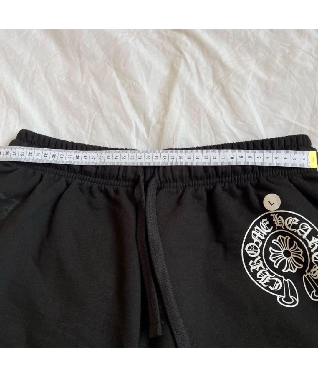CHROME HEARTS Черные повседневные брюки, фото 5