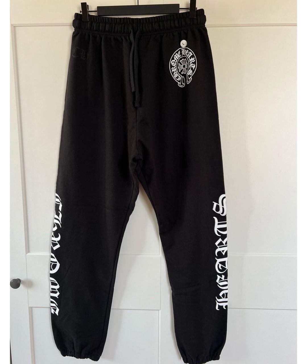 CHROME HEARTS Черные повседневные брюки, фото 6