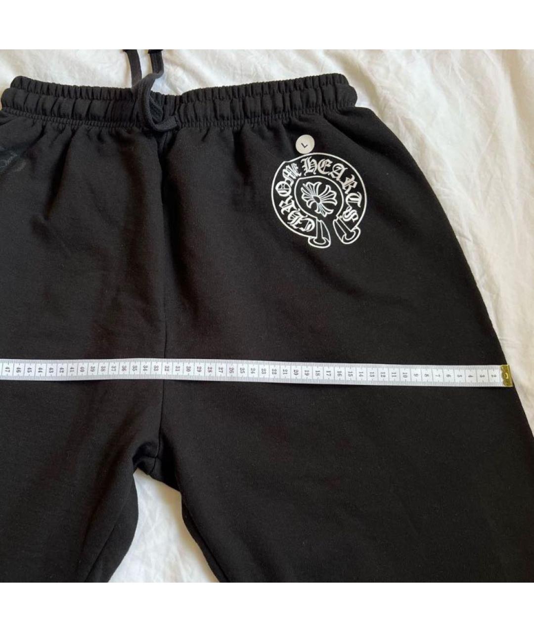 CHROME HEARTS Черные повседневные брюки, фото 3