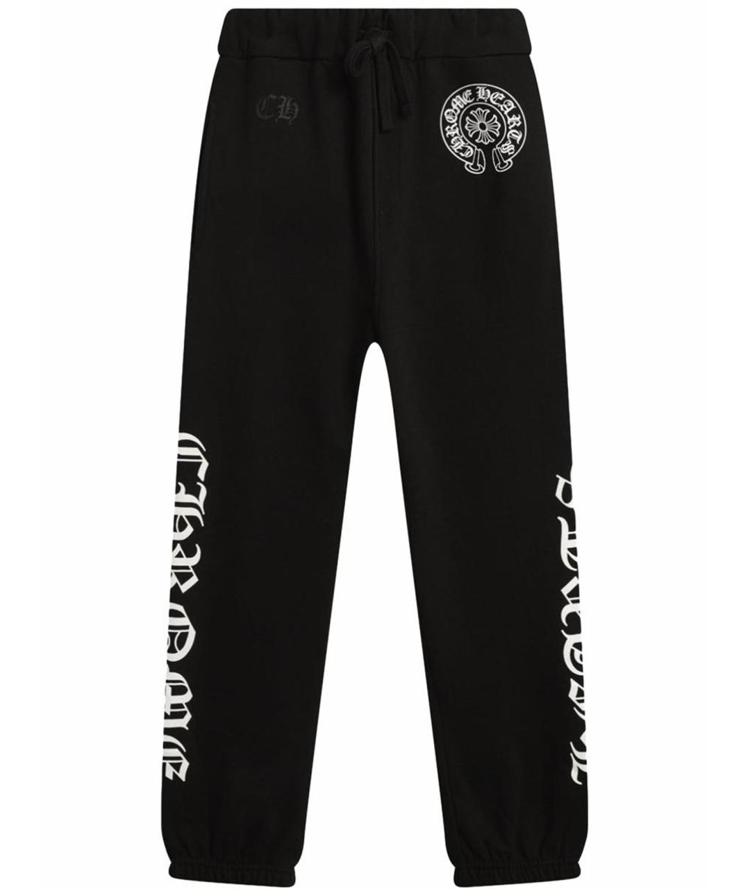 CHROME HEARTS Черные повседневные брюки, фото 1