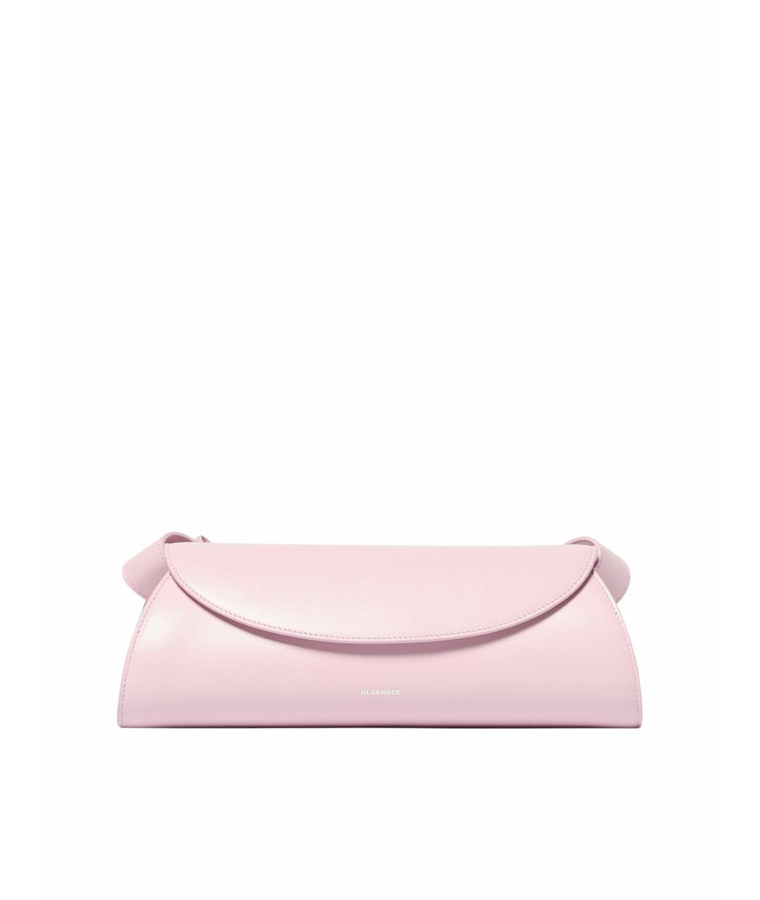 JIL SANDER Розовая кожаная сумка через плечо, фото 1