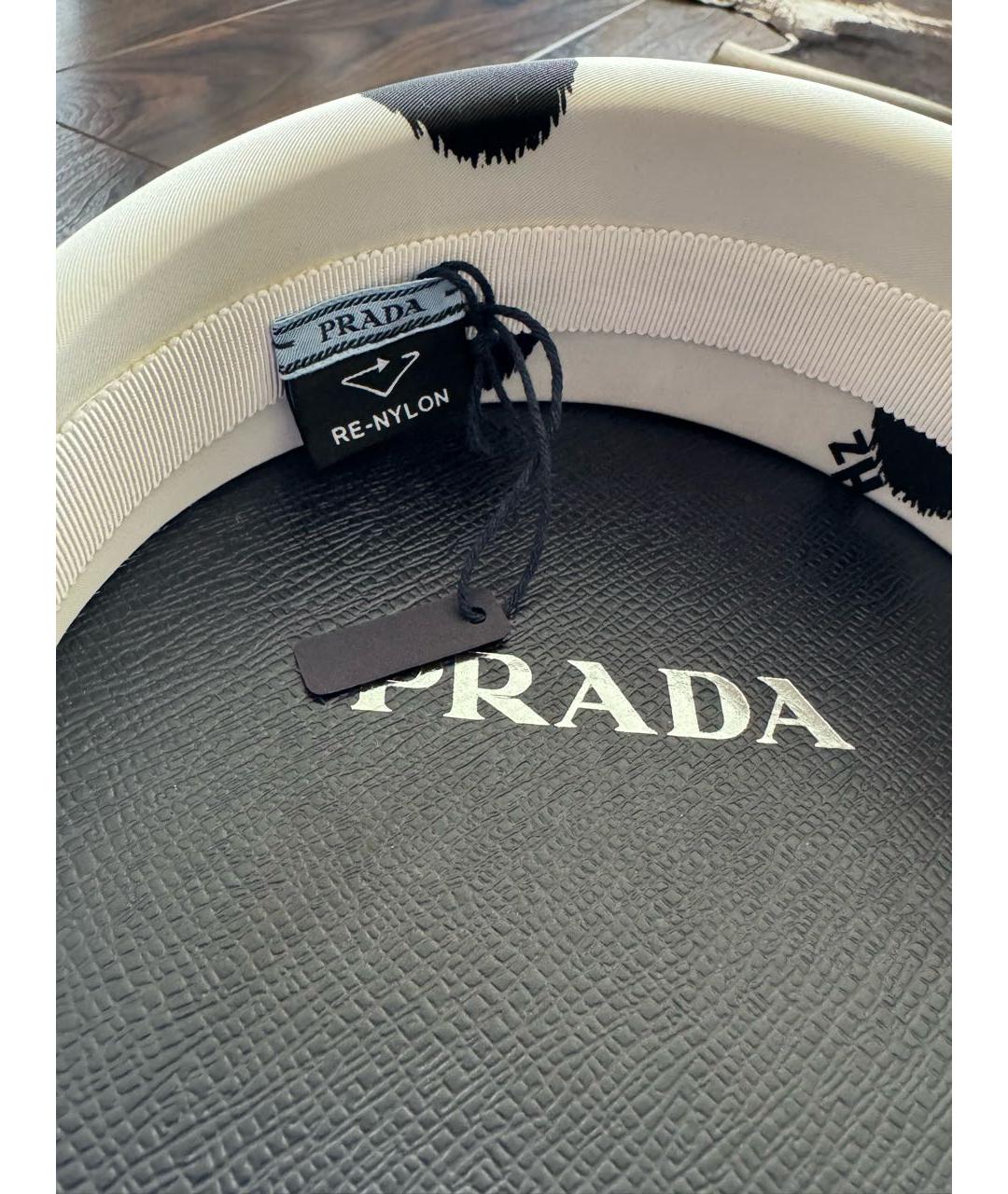 PRADA Белый ободок, фото 4