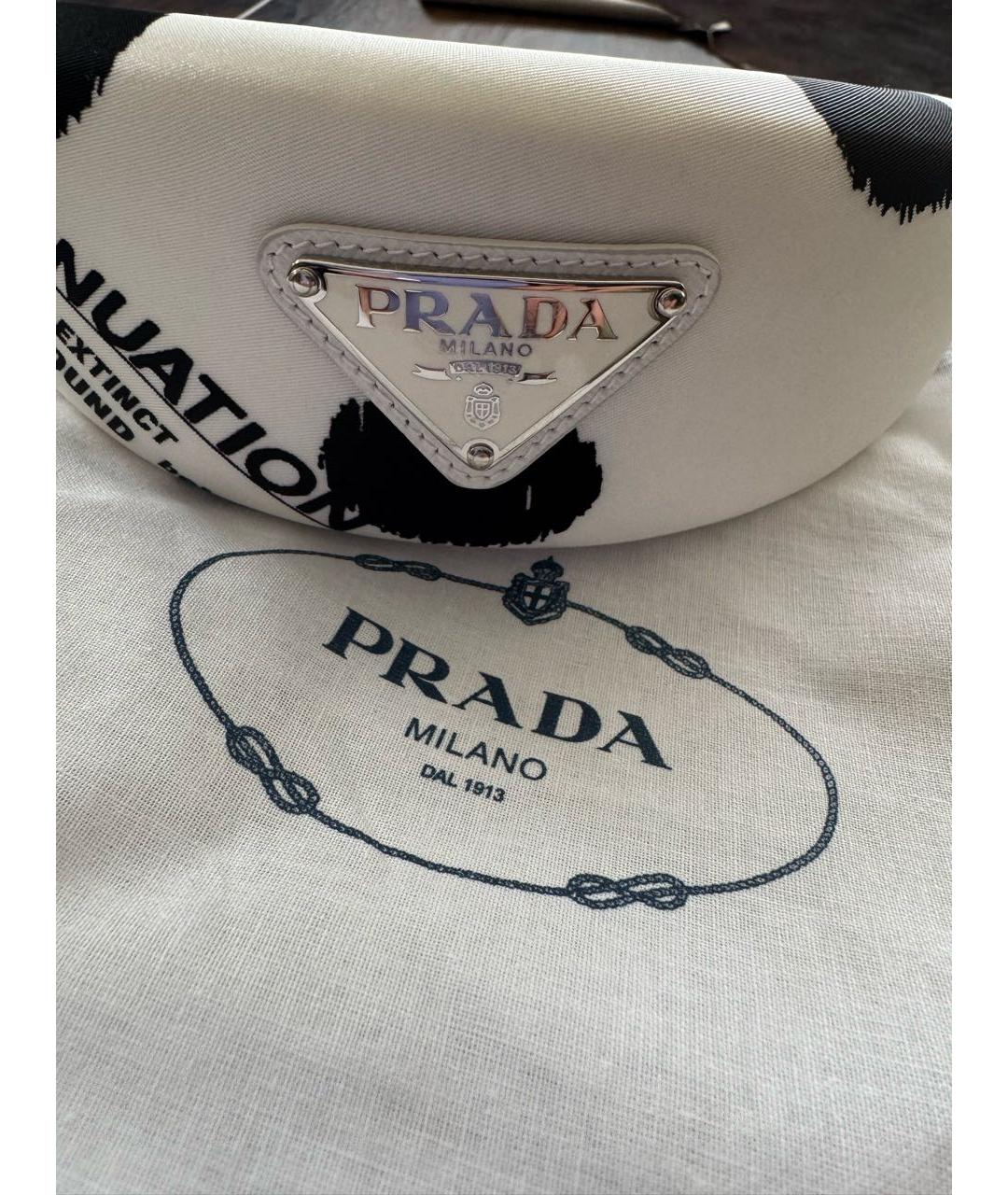 PRADA Белый ободок, фото 2