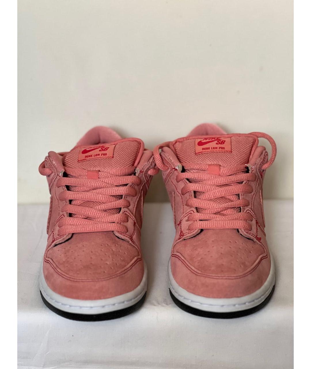 NIKE Розовые замшевые кроссовки, фото 2