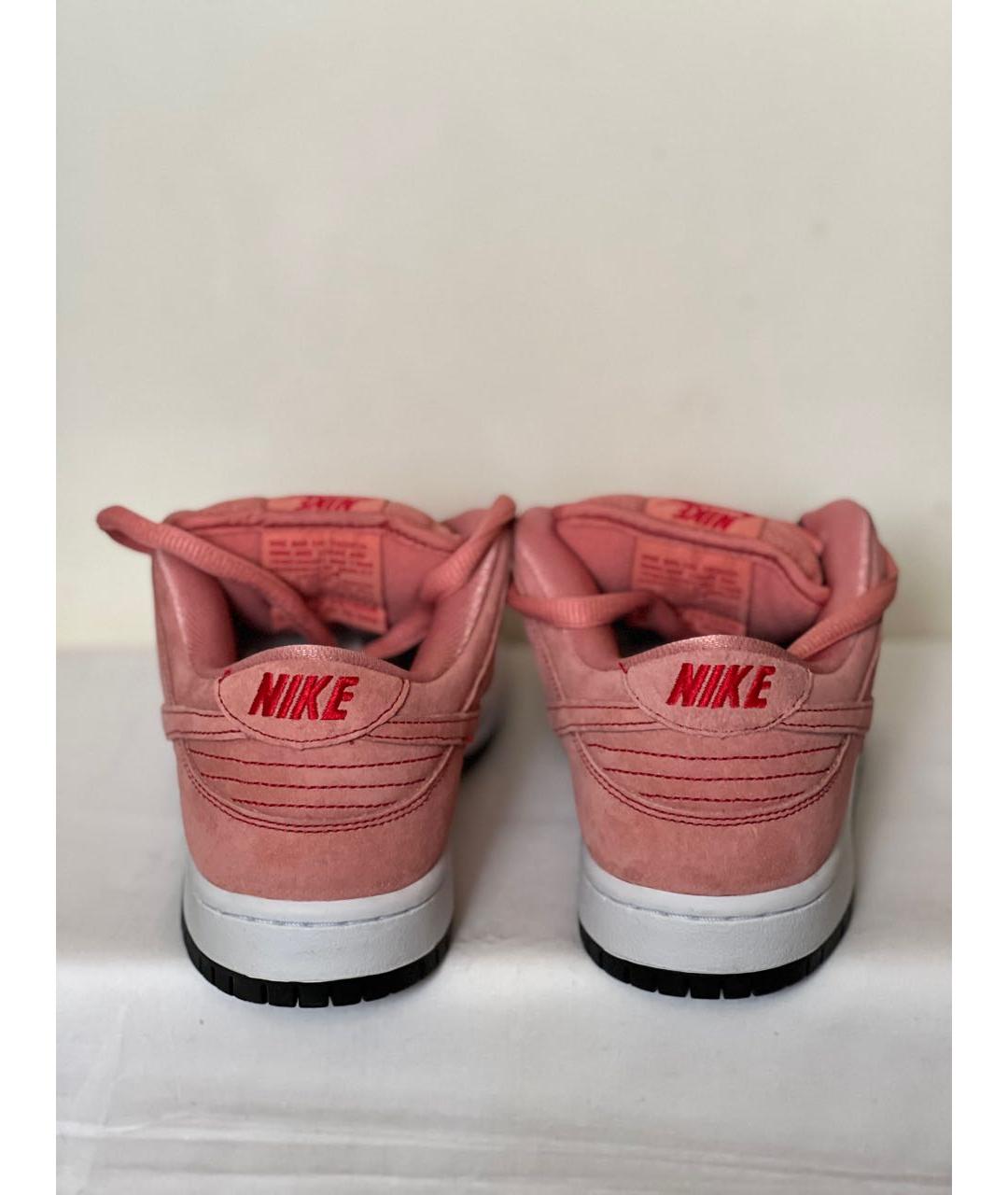 NIKE Розовые замшевые кроссовки, фото 4