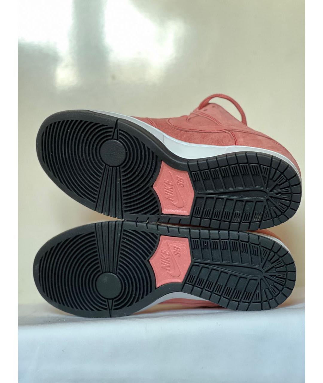 NIKE Розовые замшевые кроссовки, фото 6