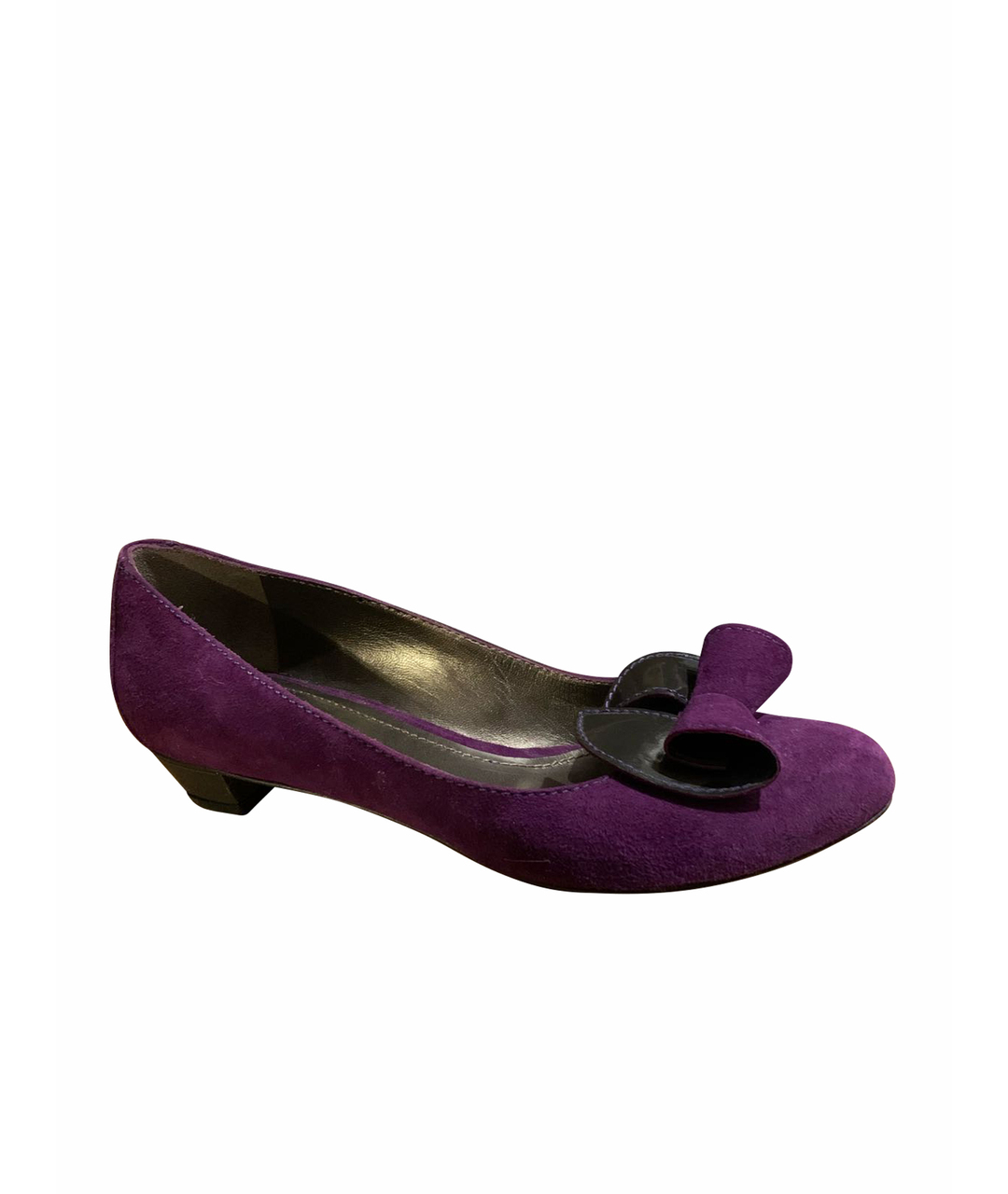 ETRO Фиолетовые замшевые туфли, фото 1