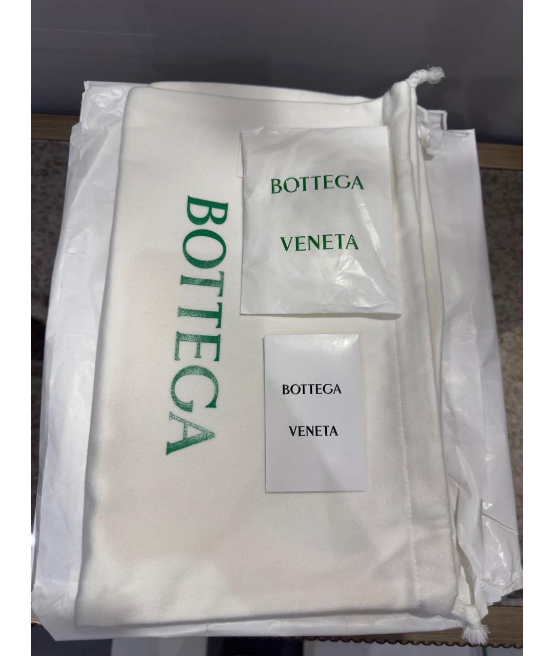 BOTTEGA VENETA Белые кожаные кеды, фото 7