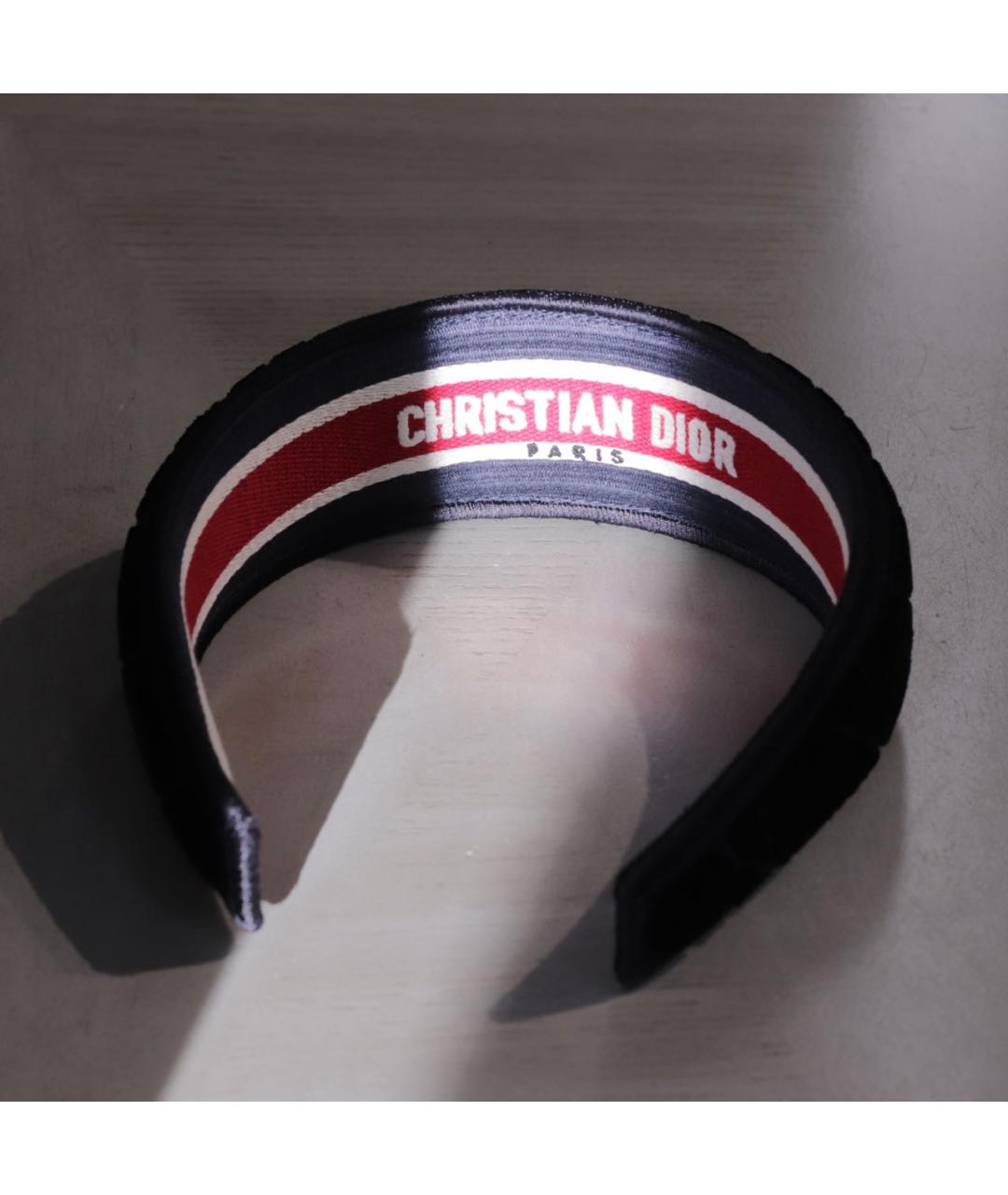CHRISTIAN DIOR Черный ободок, фото 5