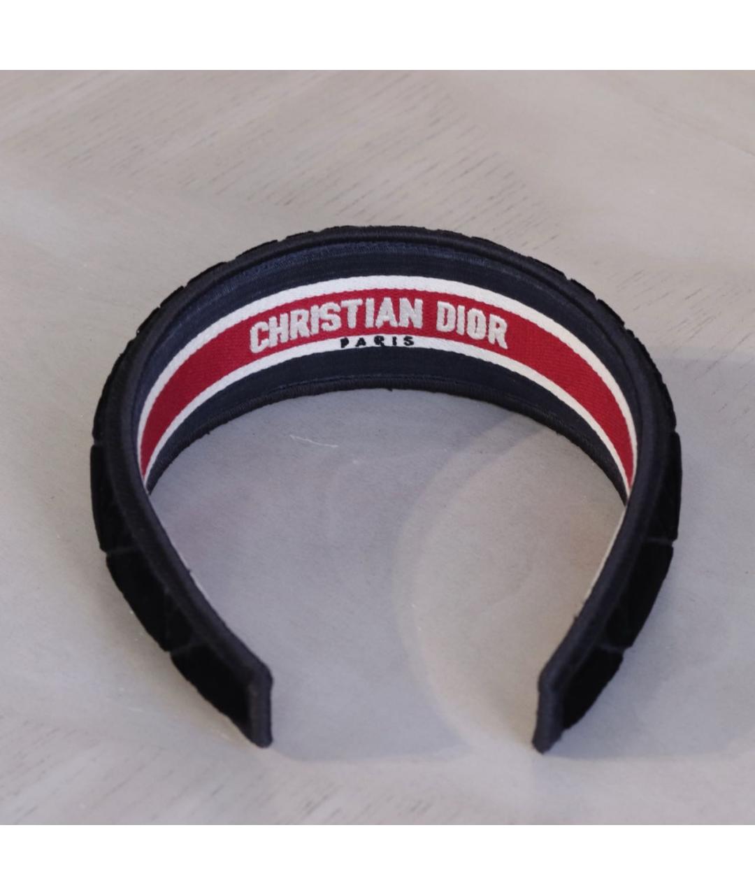 CHRISTIAN DIOR Черный ободок, фото 4