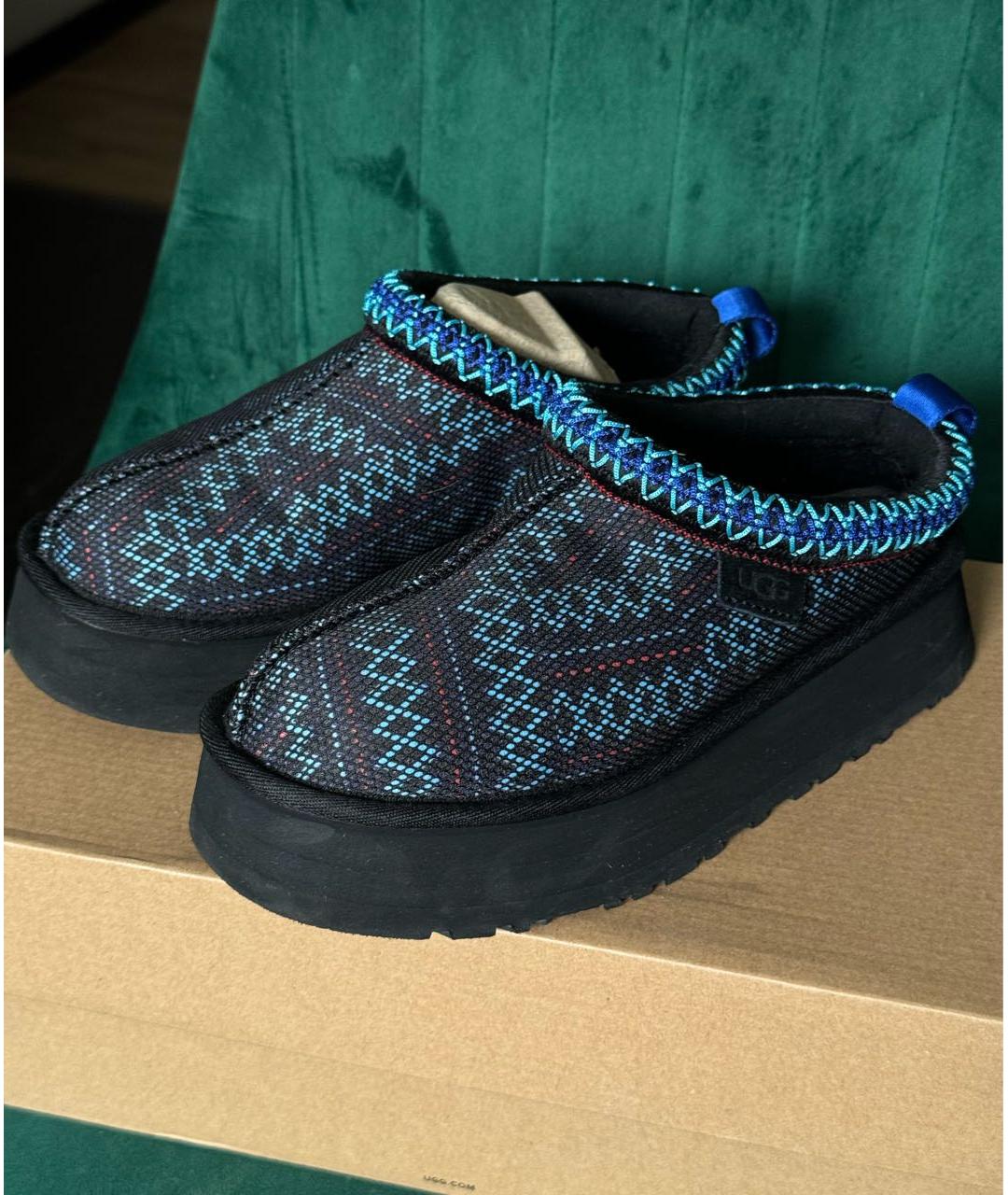 UGG AUSTRALIA Черные сабо, фото 4