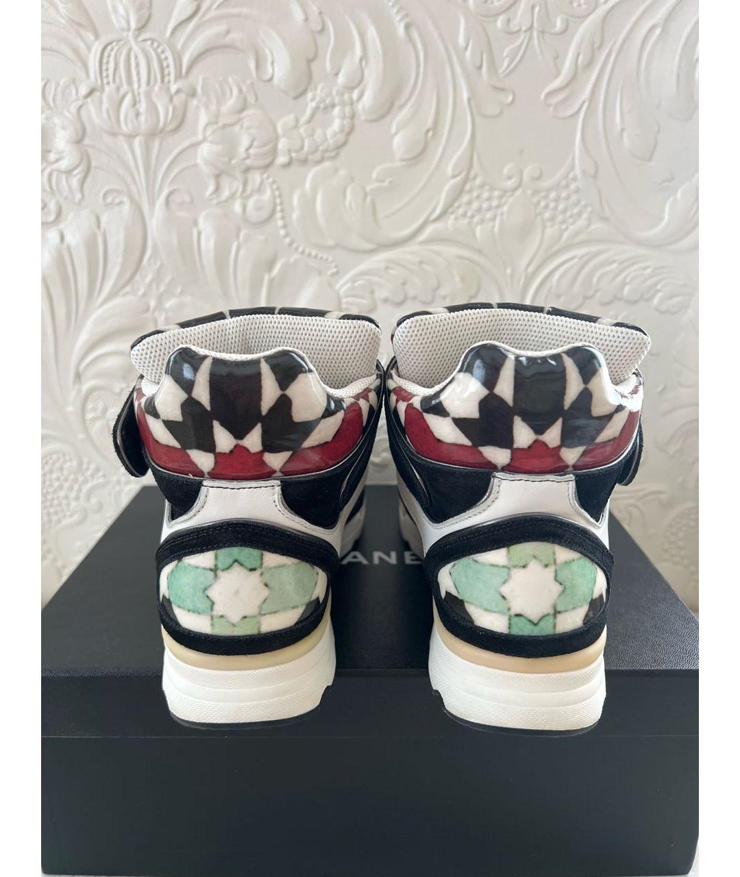 CHANEL Кожаные кроссовки, фото 4